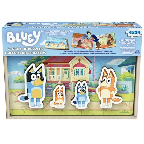 Rompecabezas Madera Bluey