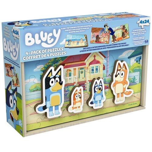Rompecabezas Madera Bluey