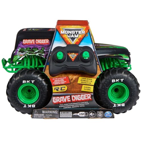Monster Jam Radio Control Grave Digger Escala 1:15