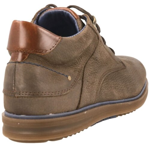 Bota en Piel Polinas Café para Hombre