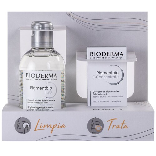 Pack Bioderma Pigmentbio 1+1 (Pigmentbio H2O 250Ml + Pigmentbio C-Concentrate 15 Ml)