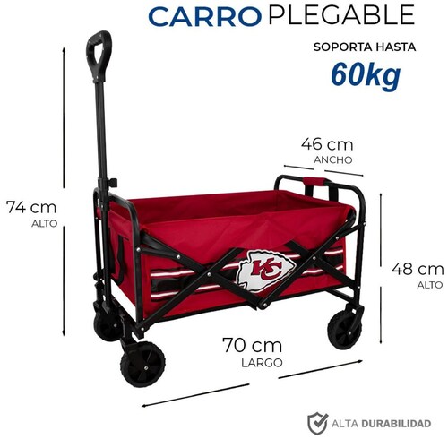 Carro Plegable Vagón Nfl Chiefs