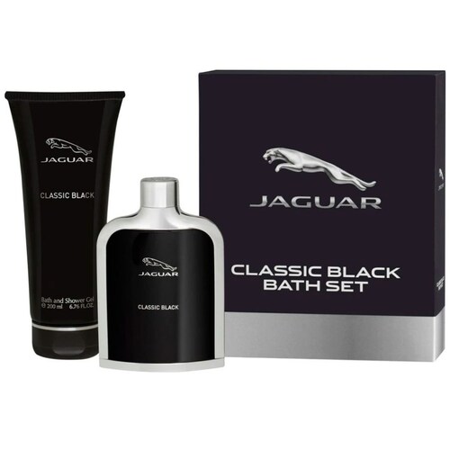 Set Eau de Toilette Jaguar Classic Black 100 Ml + Gel de Ducha 200 Ml para Hombre