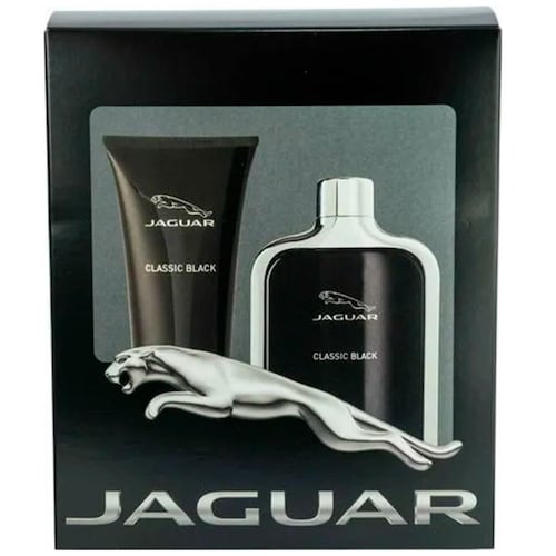Set Eau de Toilette Jaguar Classic Black 100 Ml + Gel de Ducha 200 Ml para Hombre