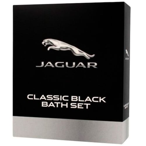 Set Eau de Toilette Jaguar Classic Black 100 Ml + Gel de Ducha 200 Ml para Hombre