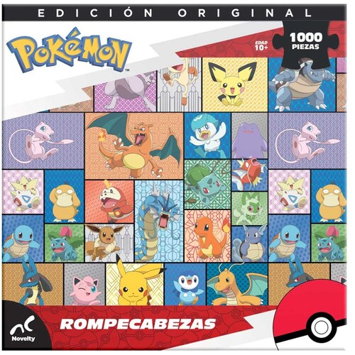Rompecabezas Edición Original Pokémon 1000 Piezas
