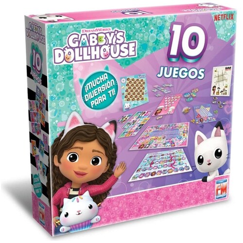Juego de Mesa Fotorama Gaby´s Dollhouse 10 Juegos