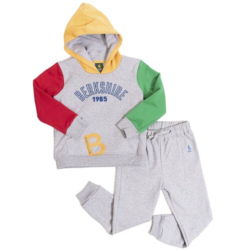Conjunto 2 Piezas Royal Polo Club Sudadera con Capucha y Pants para Bebé