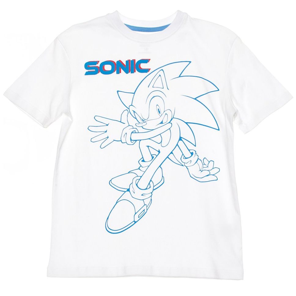 Playera Manga Corta para Nino Sonic