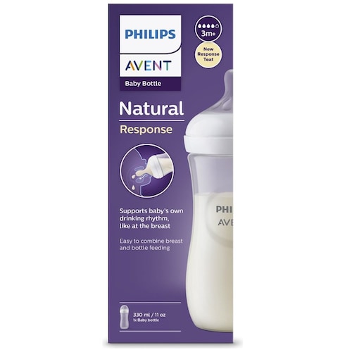 Biberón Avent Natural Response 11Oz/330Ml 3M
