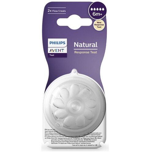 Set Tetina Avent Natural Responseflujo 5 Variable3 M