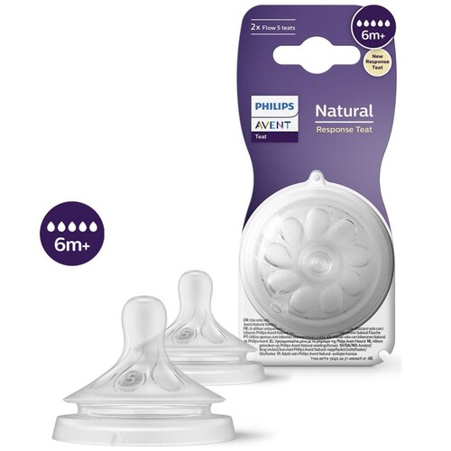 Set Tetina Avent Natural Responseflujo 5 Variable3 M