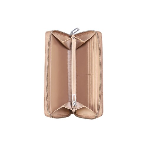 Cartera Roxberry Zip Guess Café para Mujer