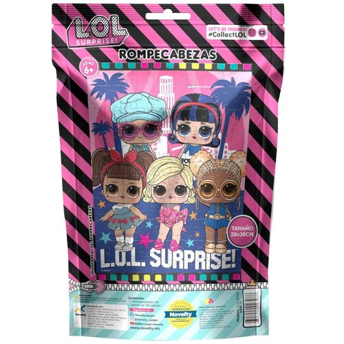 Rompecabezas Bolsa Foil Lol Surprise 100 Piezas
