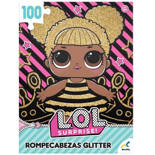 Rompecabezas Glitter Lol Surprise 100 Piezas