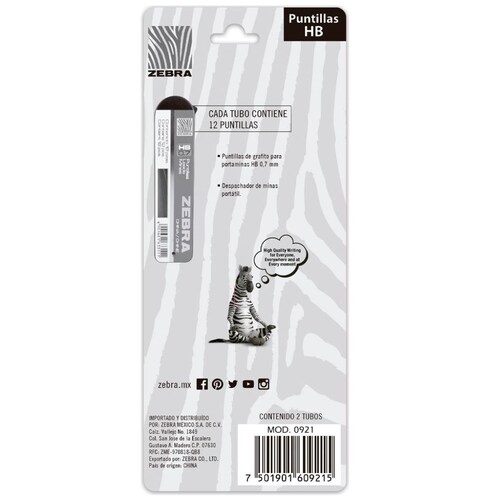 Puntillas Hb 0.7 Mm Zebra