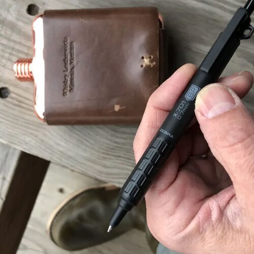 Bolígrafo Zebra Tactico X-701 Negro