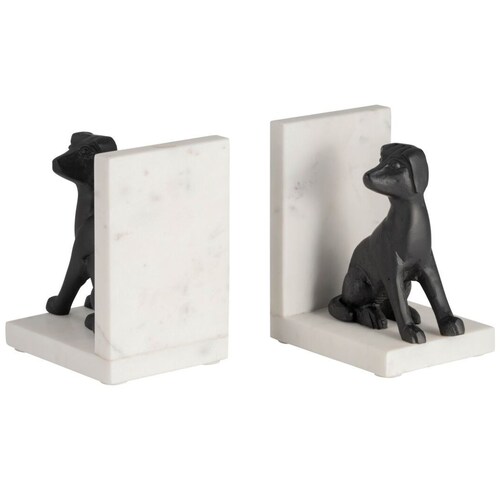 Sujeta Libros Perro Metal  60 Cm Sagebrook Home.