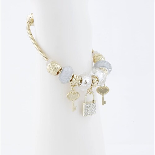 Pulsera Dije Candado/llave Lulu
