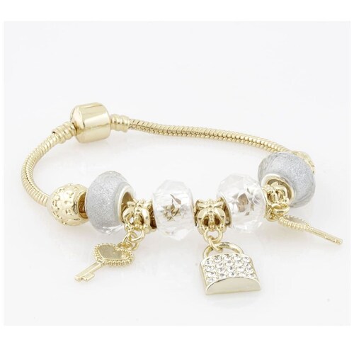 Pulsera Dije Candado/llave Lulu