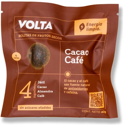 Energy Balls Cacao Café Volta 40G