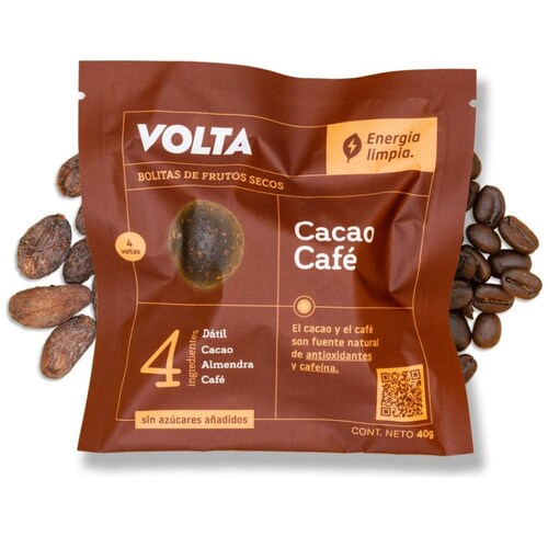 Energy Balls Cacao Café Volta 40G