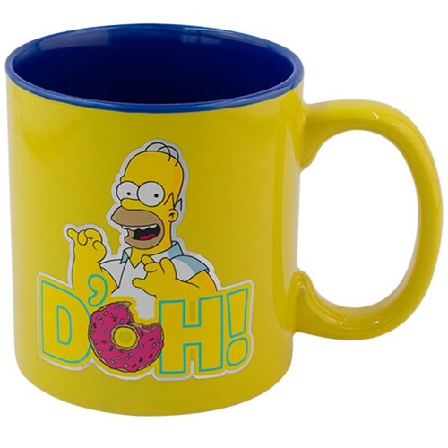 Tarro de Cerámica Metalizado Simpsons 591Ml Fun Kids
