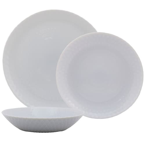 Vajilla Pampille Gris 12 Piezas Opal Luminarc