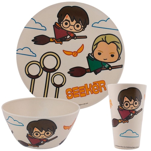 Vajilla de Bambu 12 Piezas Harry Potter Fun Kids