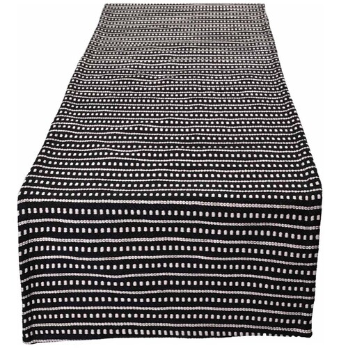 Home Nature Camino de Mesa Donna Negro 100%p