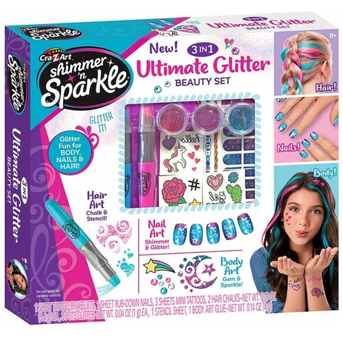 Set de Belleza Shimmer & Sparkle "ultimate Glitter"