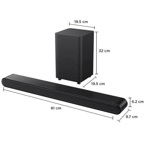 Barra de Sonido Tcl 3.1 Ch 240 W S643W
