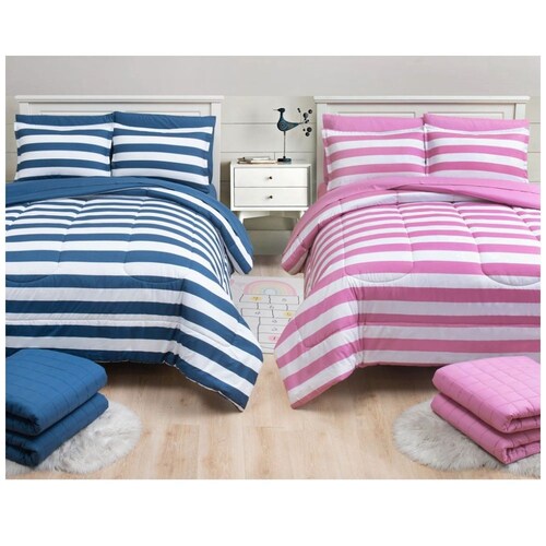 Sobrecama Matrimonial Homenature Navy285