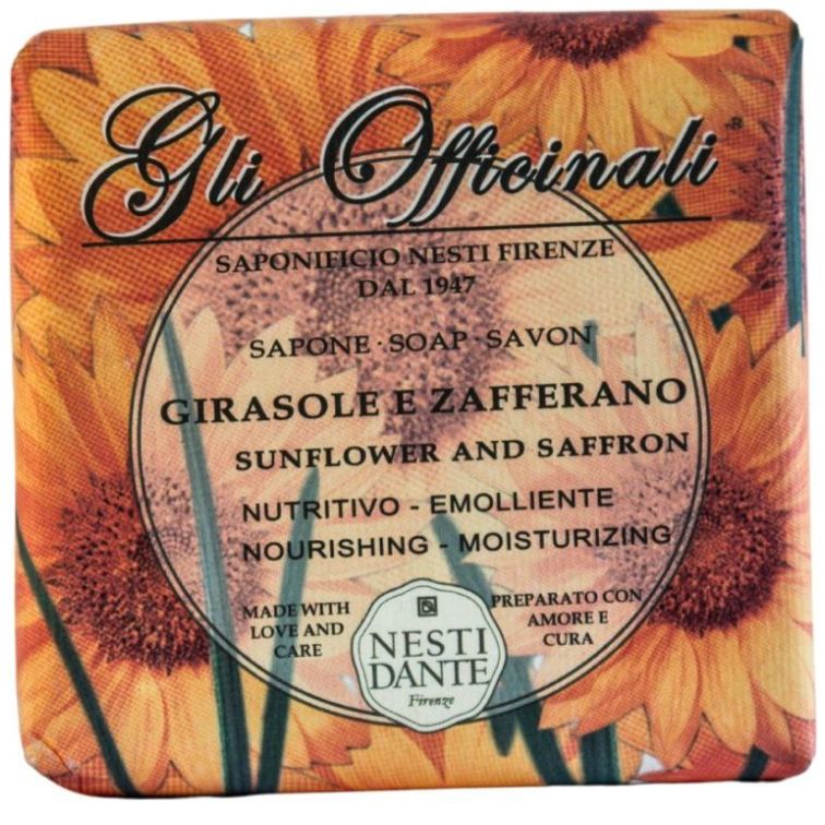 Nesti Dante Jabón Aroma Girasol y Azafrán 200 g image number 0
