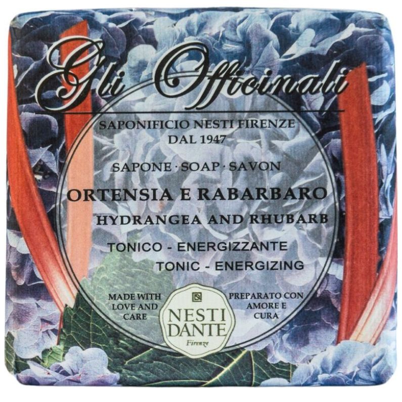 Nesti Dante Jabón Aroma Hortensia y Ruibarbo 200 g image number 0