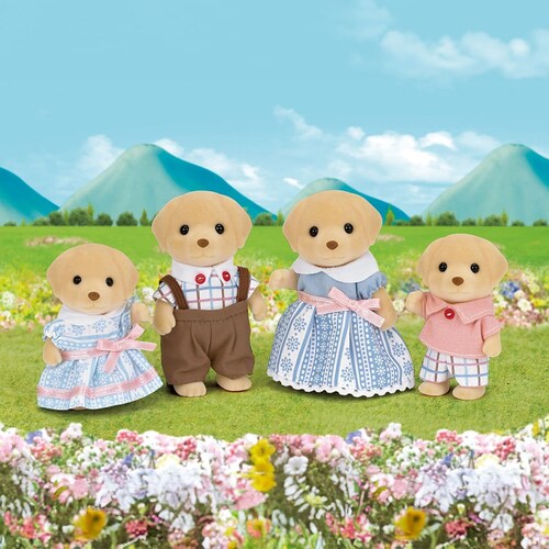 Familia Perro Labrador Sylvanian Families