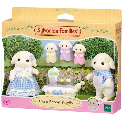 Familia Conejo Flora Sylvanian Families