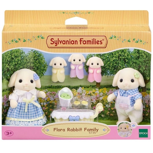 Familia Conejo Flora Sylvanian Families