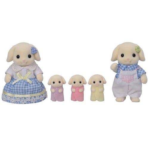 Familia Conejo Flora Sylvanian Families