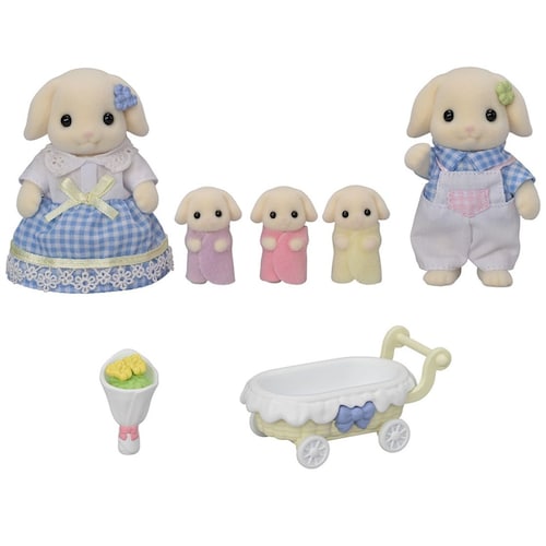 Familia Conejo Flora Sylvanian Families