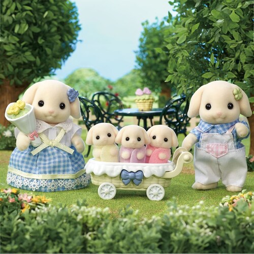 Familia Conejo Flora Sylvanian Families