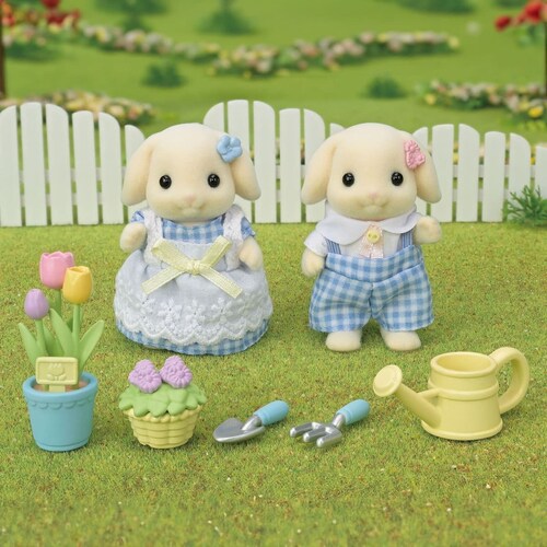 Set Hermanos Conejo Flora Sylvanian Families