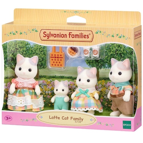 Familia Gato Latte Sylvanian Families
