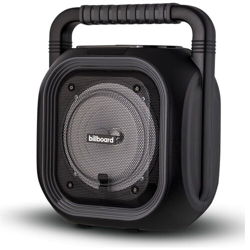 Bocina Bluetooth Billboard 6" Carbono con Luz Led