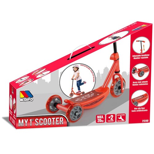 My First Scooter Rojo Molto Infantil