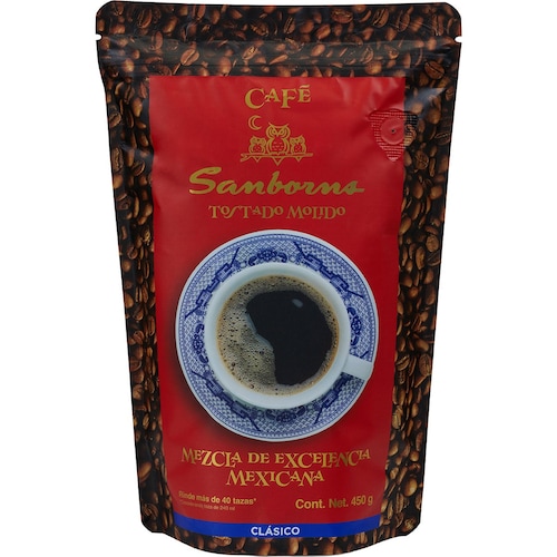 Café Tostado Molido Clásico Sanborns 450 Gr