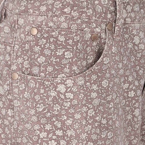 Jeans Fukka Estampado Flores para Mujer Curvy