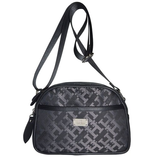 Bolsa Huser Monograma Tipo Crossbody Gris