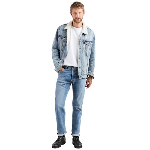 Jeans Regular Fit Levi's 501 para Hombre Universitario