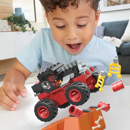 Mega Hot Wheels Juguete de Construcción Bone Shaker Crush